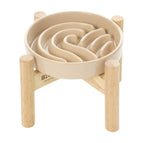 S / Beige / Wood Stand