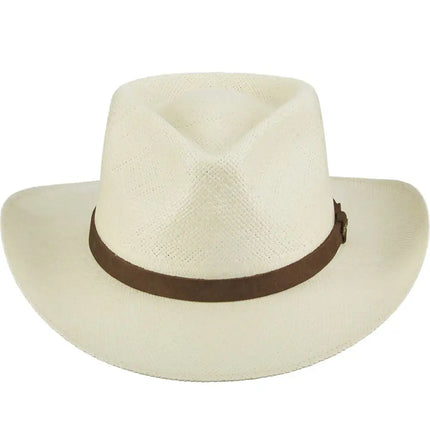 Scala Albuquerque - Genuine Panama Straw Fedora Hat