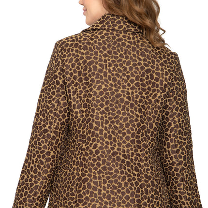 Women's Tapestry Animal Pattern Lined Jacket