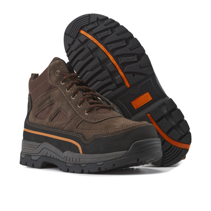 Kiwi Trail Brown Suede/Nylon 5" Steel Toe Water Resistant Work Boots [69300]