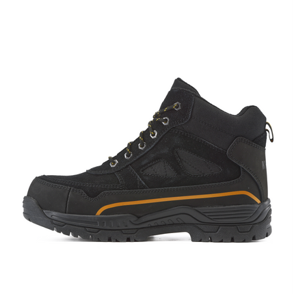 Kiwi Trail Black Suede/Nylon 5" Steel Toe Water Resistant Work Boots [69400]