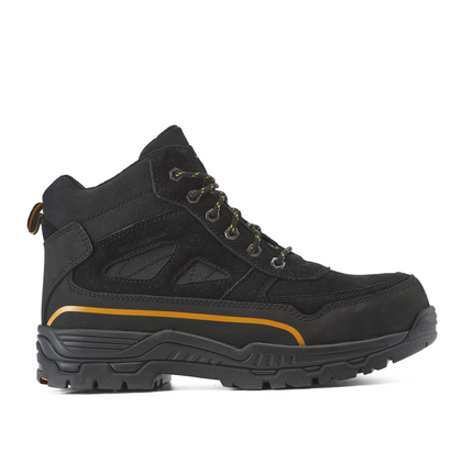 Kiwi Trail Black Suede/Nylon 5" Steel Toe Water Resistant Work Boots [69400]