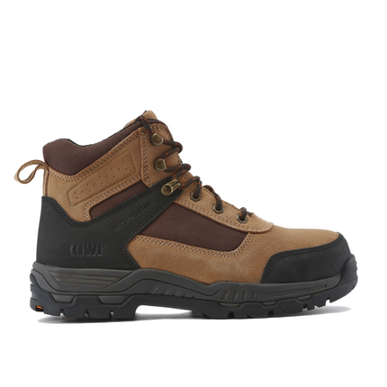 Kiwi Trek Wheat Suede/Nylon 5" Steel Toe Water Resistant Work Boots [69500]