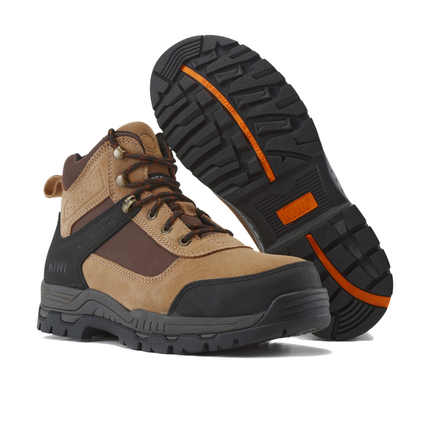 Kiwi Trek Wheat Suede/Nylon 5" Steel Toe Water Resistant Work Boots [69500]