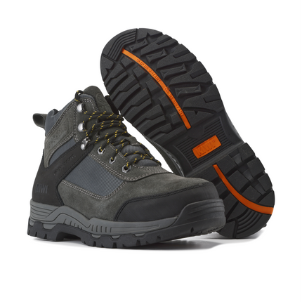 Kiwi Trek Grey Suede/Nylon 5" Steel Toe Water Resistant Work Boots [69600]