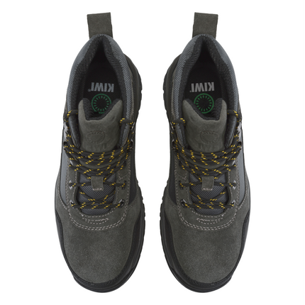Kiwi Trek Grey Suede/Nylon 5" Steel Toe Water Resistant Work Boots [69600]