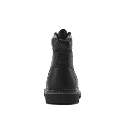 Kiwi Premium Black Action Leather 6" Steel Toe Waterproof Cap-Toe Work Boots [69700]