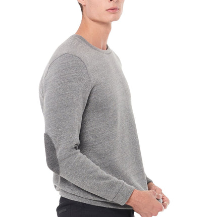 Men's French Terry Patch Sleeve Sweatshirt