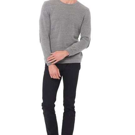 Men's French Terry Patch Sleeve Sweatshirt