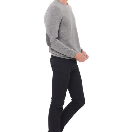 Men's French Terry Patch Sleeve Sweatshirt
