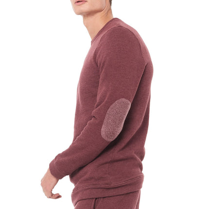 Men's French Terry Patch Sleeve Sweatshirt