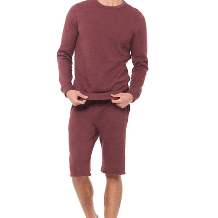 Men's French Terry Patch Sleeve Sweatshirt