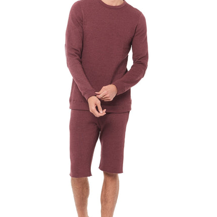 Men's French Terry Patch Sleeve Sweatshirt