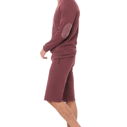 Men's French Terry Patch Sleeve Sweatshirt