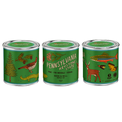 Pennsylvania State Candle