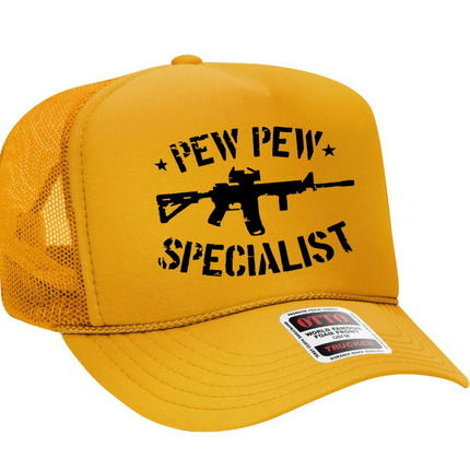 Pew Pew Specialist Adult Otto Foam Trucker Hat