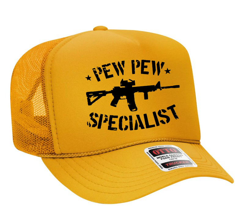Pew Pew Specialist Adult Otto Foam Trucker Hat
