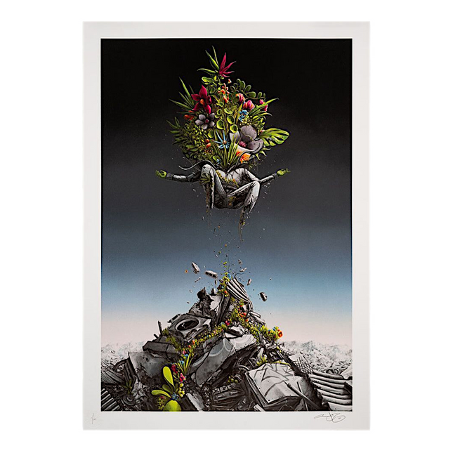 PEZ "Green Hands" Print
