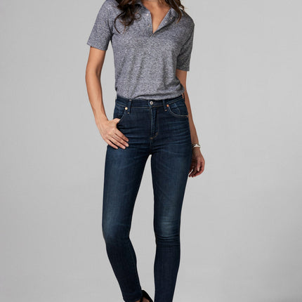 WOMEN'S POLO SHIRT - MINI STRIPE
