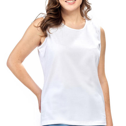 Women's Classic Relaxed Fit Cotton blend Sleeveless Tank Top