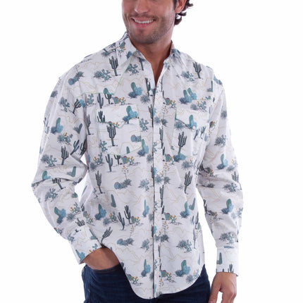 Scully Prickly Trails - Men's Western Shirt