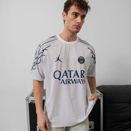 PSG Jordan Fourth Stadium Shirt - Official Football Jersey - Limited Edition Soccer Kit