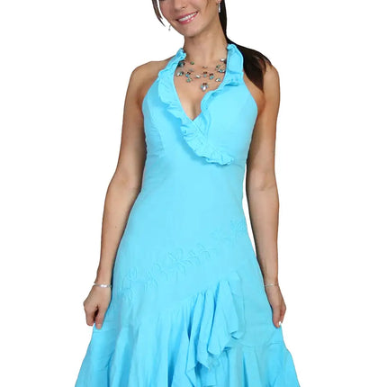 Scully Cantina Halter Top Dress (PSL-054) - Women's Sundress