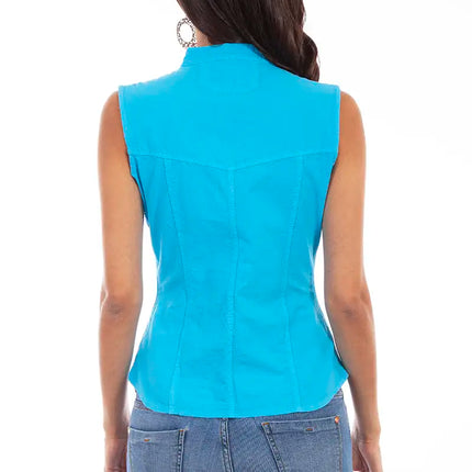Scully Cantina Sleeveless Blouse (PSL-059) - Women's Shirt