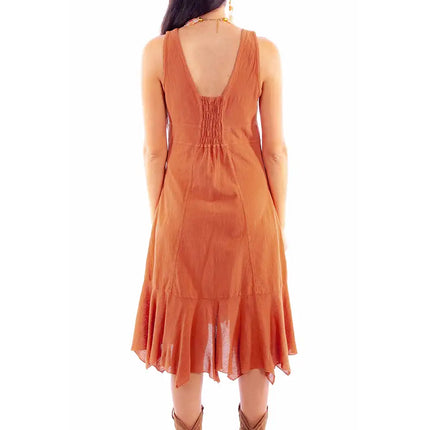 Scully Cantina Sleeveless Embroidered Dress (PSL-271) - Women's Sundress