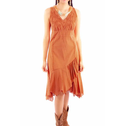 Scully Cantina Sleeveless Embroidered Dress (PSL-271) - Women's Sundress