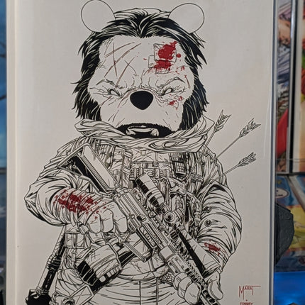 Poohzrkr Black, White and Red #1 SDCC24 TenFwd Comics Exclusive