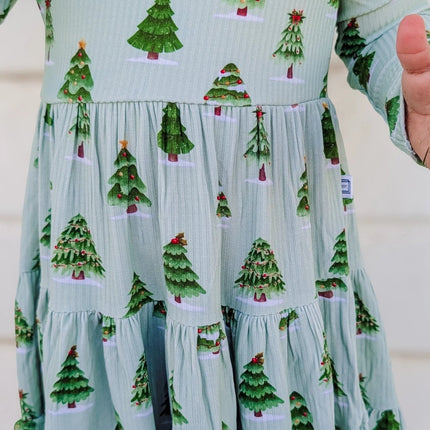 Long Sleeve Twirl Dress & Short Set