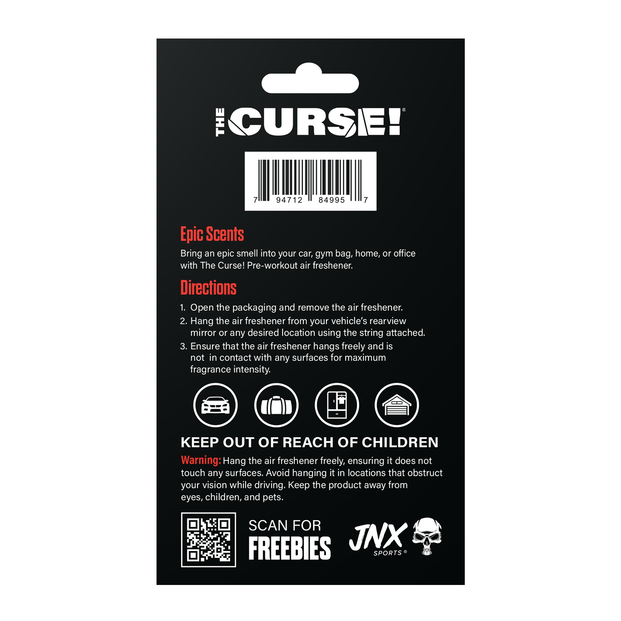 JNX Sports Air Fresheners