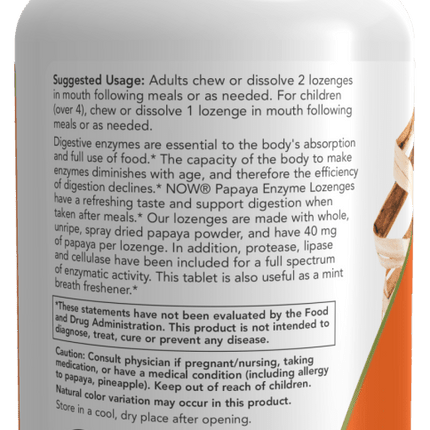 Chewable Papaya Enzymes