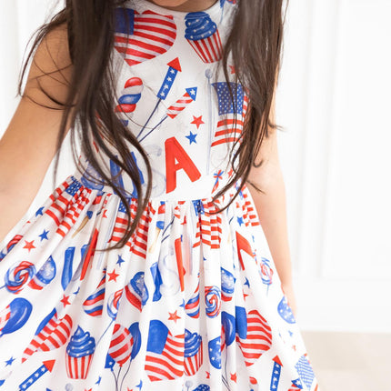 Party in the USA Tank Twirl Dress