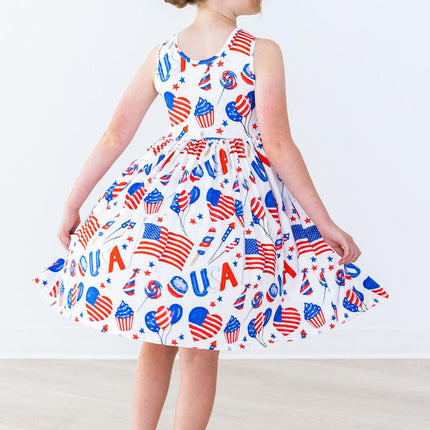 Party in the USA Tank Twirl Dress