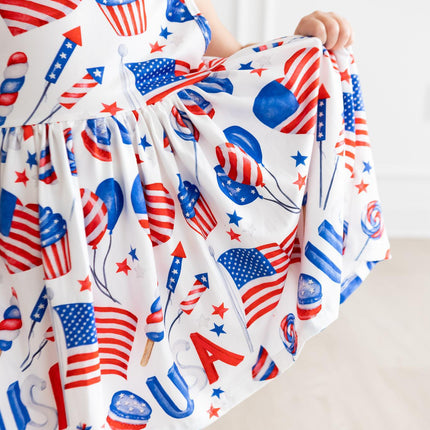 Party in the USA Tank Twirl Dress