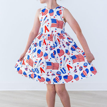 Party in the USA Tank Twirl Dress
