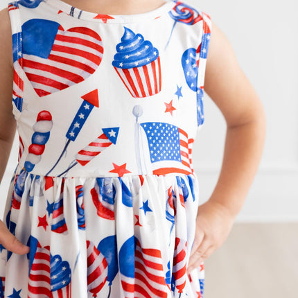 Party in the USA Tank Twirl Dress