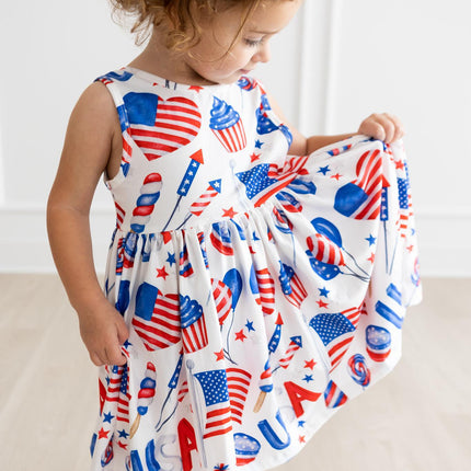 Party in the USA Tank Twirl Dress