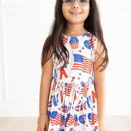 Party in the USA Tank Twirl Dress