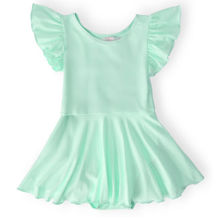 Pastel Green S/S Twirl Leotard