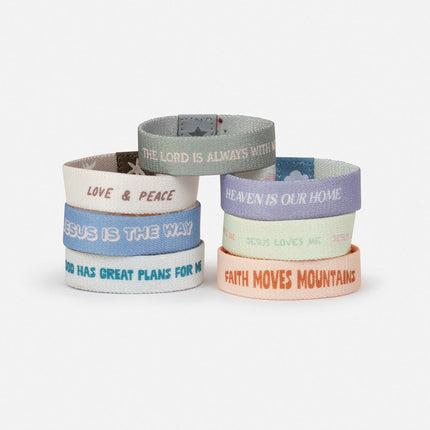 Pastel Kids Reversible Wristband Pack