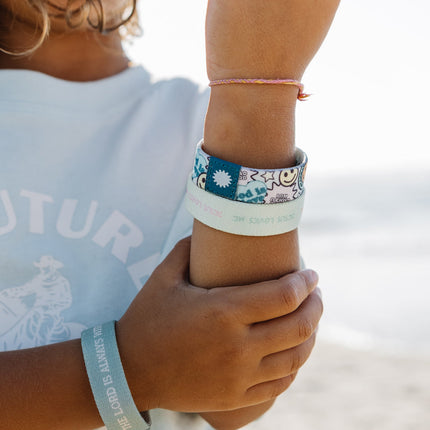 Pastel Kids Reversible Wristband Pack