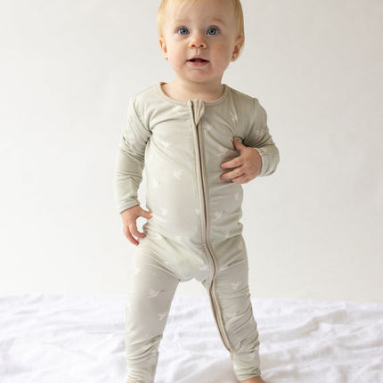 Peace Bamboo Convertible Footed Onesie