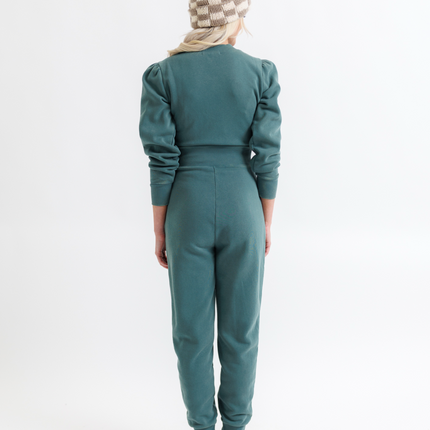 Perfect Balance Puff Sleeve Jumpsuit