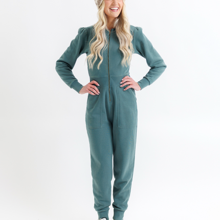 Perfect Balance Puff Sleeve Jumpsuit