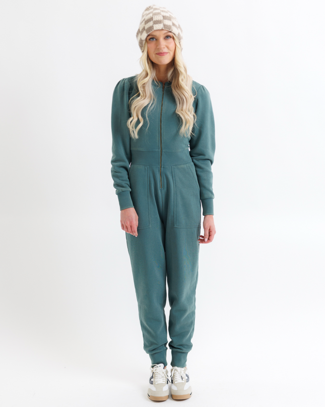 Perfect Balance Puff Sleeve Jumpsuit