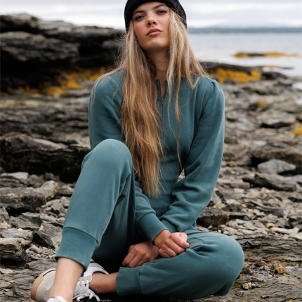Perfect Balance Puff Sleeve Jumpsuit
