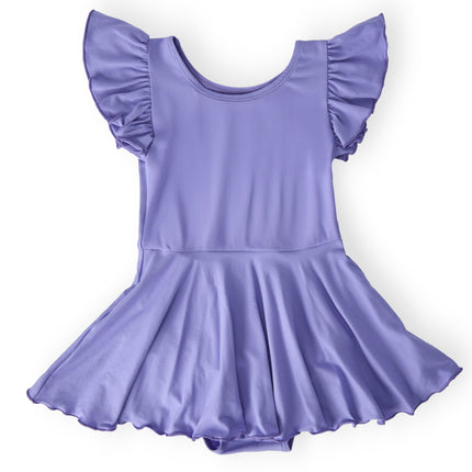 Periwinkle S/S Twirl Leotard